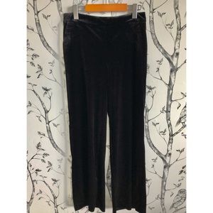 ONLY Black velvet Wide Leg Pants size 8